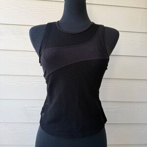 Nike Sphere | Black Sheer Mesh Athletic Top | Size M‎